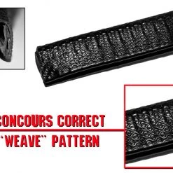 Mustang Auto Parts WINDLACE CONCOURSE BLACK (Per M)