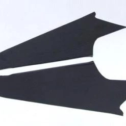 Mustang Auto Parts Mustang REAR UPPER PANEL (SAIL) 1969-1970 FASTBACK WITH BLACK VINYL