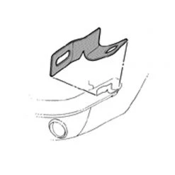 Mustang Auto Parts BUMPER BRACKET FRONT SIDE 1965-1966 LH