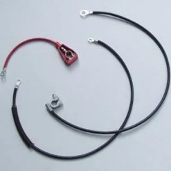Mustang Auto Parts BATTERY CABLES 1965-1966 ECONOMY Mustang