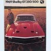 Mustang Auto Parts SALES BROCHURE 1969 SHELBY Mustang