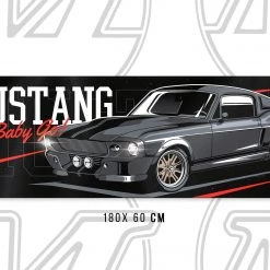 Mustang Auto Parts 67 FASTBACK FLAG
