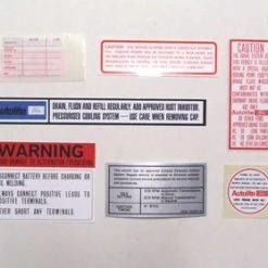 Mustang Auto Parts DECAL KIT XW 7 DECALS WINDSOR