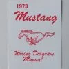 Mustang Auto Parts WIRING DIAGRAM 1973