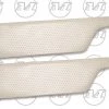 Mustang Auto Parts SUNVISORS PERFORATED SEAM WELDED XW-XY White Falcon