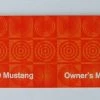 Mustang Auto Parts Mustang OWNERS MANUAL 1970
