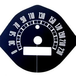 Mustang Auto Parts SPEEDO DECAL KMS 1966 140MPH