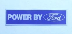 Mustang Auto Parts POWER BY FORD DECAL Mustang