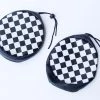 Mustang Auto Parts DRIVING LIGHT COVERS CHECKERED