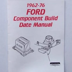 Mustang Auto Parts Mustang FORD COMPONENT BUILD DATE MAN