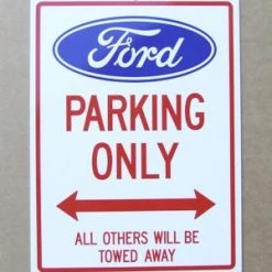 Mustang Auto Parts PARKING SIGN FORD Mustang