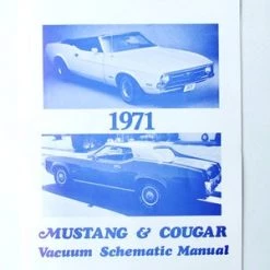 Mustang Auto Parts Mustang VACUUM SCHEMATIC 1971