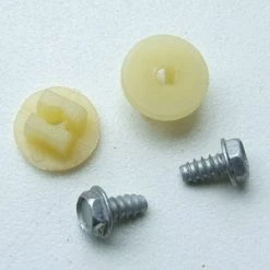 Mustang Auto Parts LICENSE PLATE RETAINERS (PKT 2