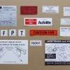 Mustang Auto Parts DECAL KIT 1973
