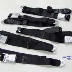 Mustang Auto Parts SEAT BELT SET XY FALCON BLACK (FOR SHOW PURPOSES ONLY)