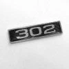 Mustang Auto Parts Mustang SHAKER SCOOP BADGE 302 Stickon
