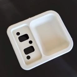 Mustang Auto Parts DOOR HANDLE BUCKET XW-XY WHITE Falcon