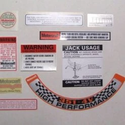 Mustang Auto Parts DECAL KIT - XA 10 DECALS