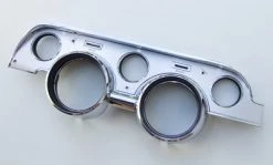 Mustang Auto Parts INSTRUMENT BEZEL 1967 DELUXE ALUMINIUM