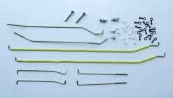 Mustang Auto Parts DOOR LOCK ROD SET 1969-1970 (Does One Car) Mustang