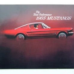 Mustang Auto Parts SALES BROCHURE 1965