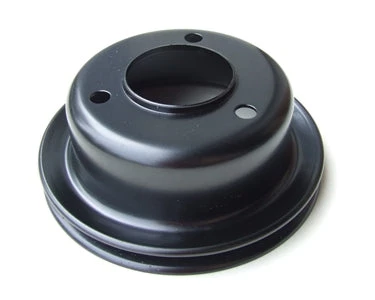 Mustang Auto Parts CRANKSHAFT PULLEY 1 GROOVE - 3 Bolt Suit 289 & 302 Windsor - BLACK 3 Mustang Auto Parts CRANKSHAFT PULLEY 1 GROOVE - 3 Bolt Suit 289 & 302 Windsor - BLACK