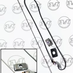 Mustang Auto Parts SQUARE BASE AERIAL ECONOMY - NON TELESCOPIC