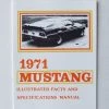 Mustang Auto Parts FACTS BOOK 1971 Mustang