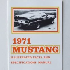 Mustang Auto Parts FACTS BOOK 1971 Mustang