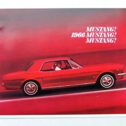 Mustang Auto Parts Mustang SALES BROCHURE 1966