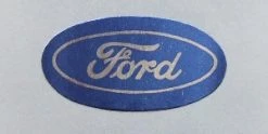 Mustang Auto Parts Falcon SEAT BELT BUCKLE DECAL (FORD O