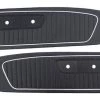 Mustang Auto Parts Mustang DOOR TRIMS STANDARD 1965 BLACK
