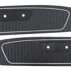 Mustang Auto Parts Mustang DOOR TRIMS STANDARD 1965 BLACK