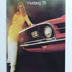 Mustang Auto Parts SALES BROCHURE 1970 Mustang