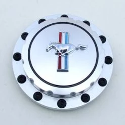 Mustang Auto Parts FUEL CAP BILLET TWIST ON MUSTANG LOGO