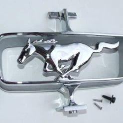 Mustang Auto Parts Mustang GRILLE EMBLEM HORSE & CORRAL 1965