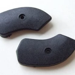 Mustang Auto Parts SEAT HINGE COVERS 1965-1967 BLACK Mustang