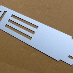 Mustang Auto Parts HEATER CONTROL PLATE 1967 ALUMINIUM INSERT Mustang