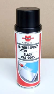 Mustang Auto Parts AEROSOL PAINT SATIN BLACK (Cannot Deliver To PO Boxes) Mustang