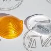Mustang Auto Parts Mustang PARK LIGHT LENS AMBER 1965-1968 1 Mustang Auto Parts Mustang PARK LIGHT LENS AMBER 1965-1968