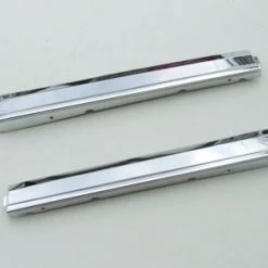 Mustang Auto Parts CONVERTIBLE PILLAR MOULDS STAINLESS STEEL 1964-1968 EXTERIOR Mustang