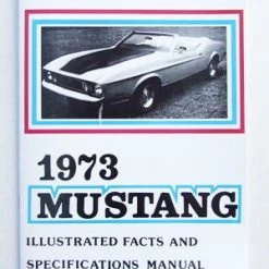 Mustang Auto Parts FACTS BOOK 1973 Mustang