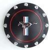 Mustang Auto Parts FUEL CAP BILLET BLACK TWIST ON MUSTANG LOGO