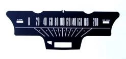 Mustang Auto Parts SPEEDO DECAL KMS 1965 120MPH
