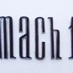 Mustang Auto Parts BOOT LETTERS MACH 1 -1970 Mustang