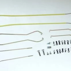 Mustang Auto Parts DOOR LOCK ROD SET 1967-1968 COMPLETE (Does One Car)