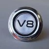 Mustang Auto Parts DASH BADGE V8 ROUND Falcon