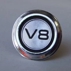 Mustang Auto Parts DASH BADGE V8 ROUND Falcon