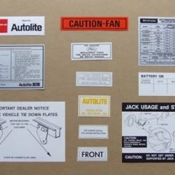 Mustang Auto Parts Mustang DECAL KIT 1970