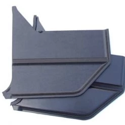 Mustang Auto Parts KICK PANELS 1967-1968 CONVERTIBLE BLACK Mustang